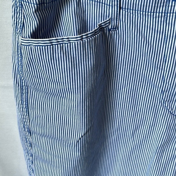 Kim Rogers Blue & White Stripes Shorts - Picture 3 of 13